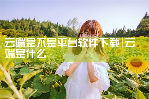 云端是不是平台软件下载