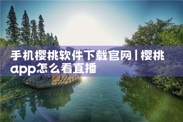 手机樱桃软件下载官网