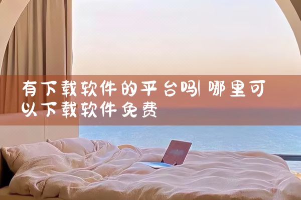 有下载软件的平台吗