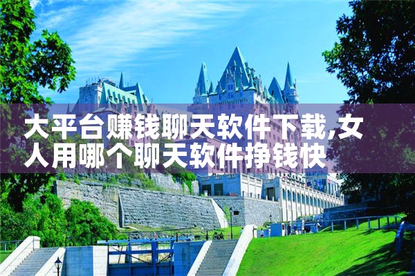 大平台赚钱聊天软件下载