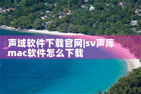 声域软件下载官网